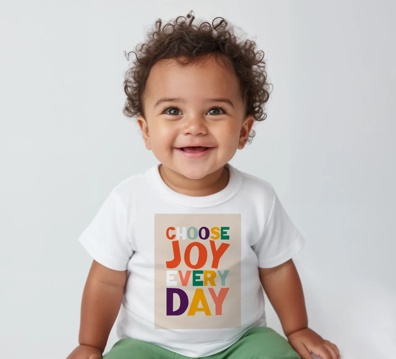 Choose Joy Every Day maglietta neonato da susanapaz