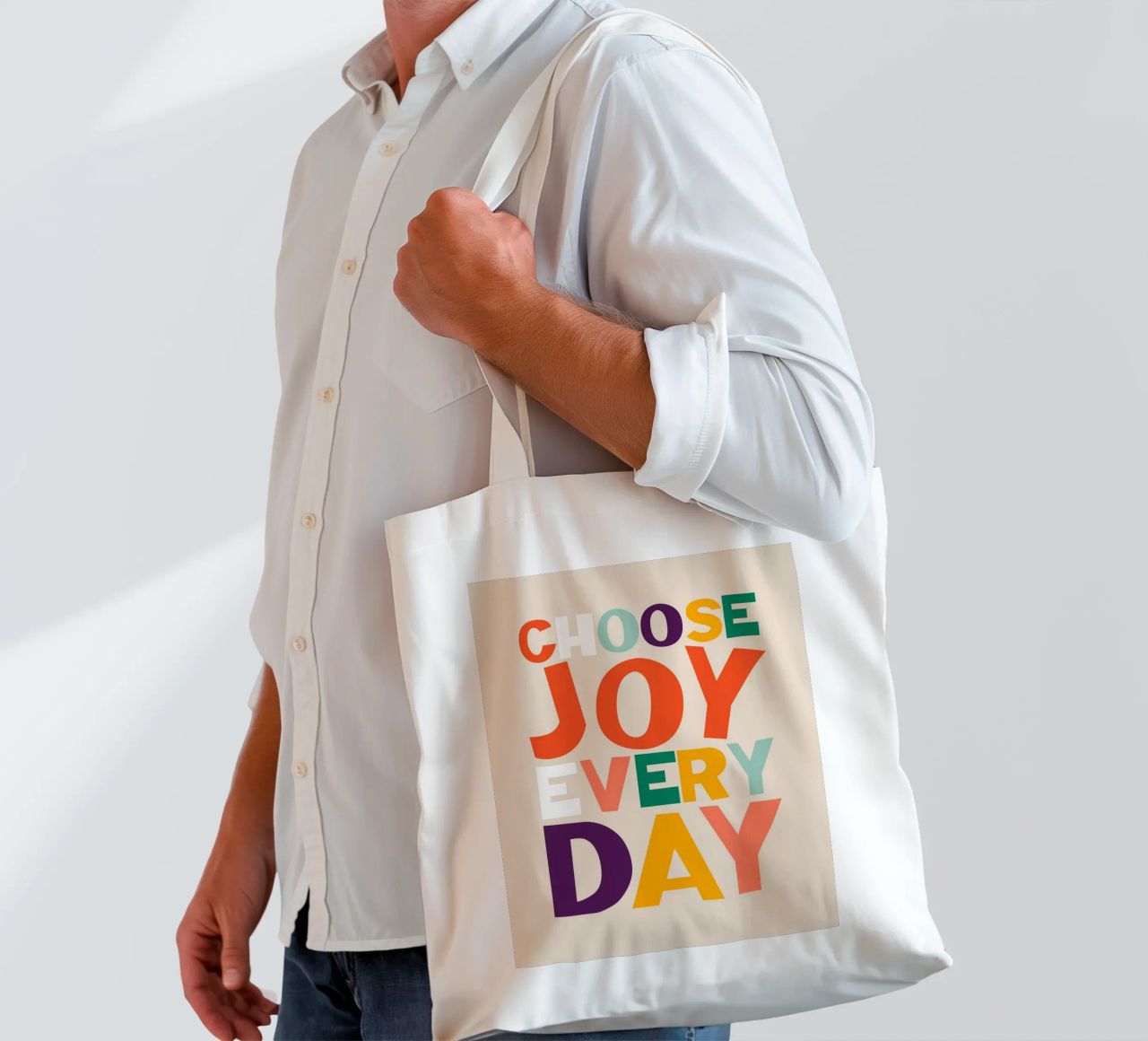 Choose Joy Every Day tote bag de susanapaz