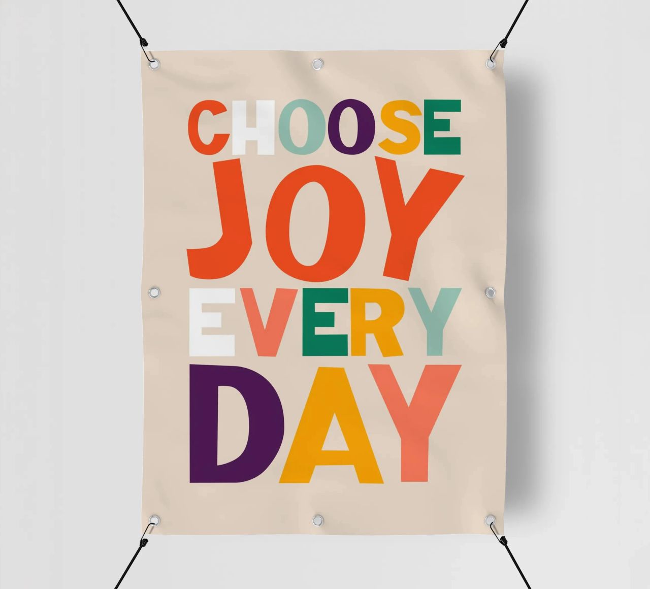 Choose Joy Every Day bâche pvc de susanapaz