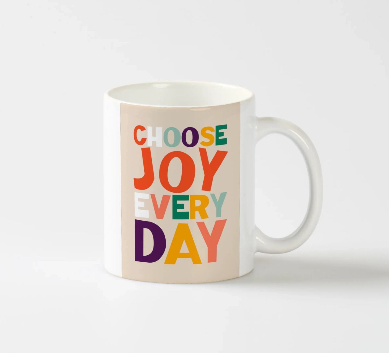 Choose Joy Every Day mug en céramique de susanapaz