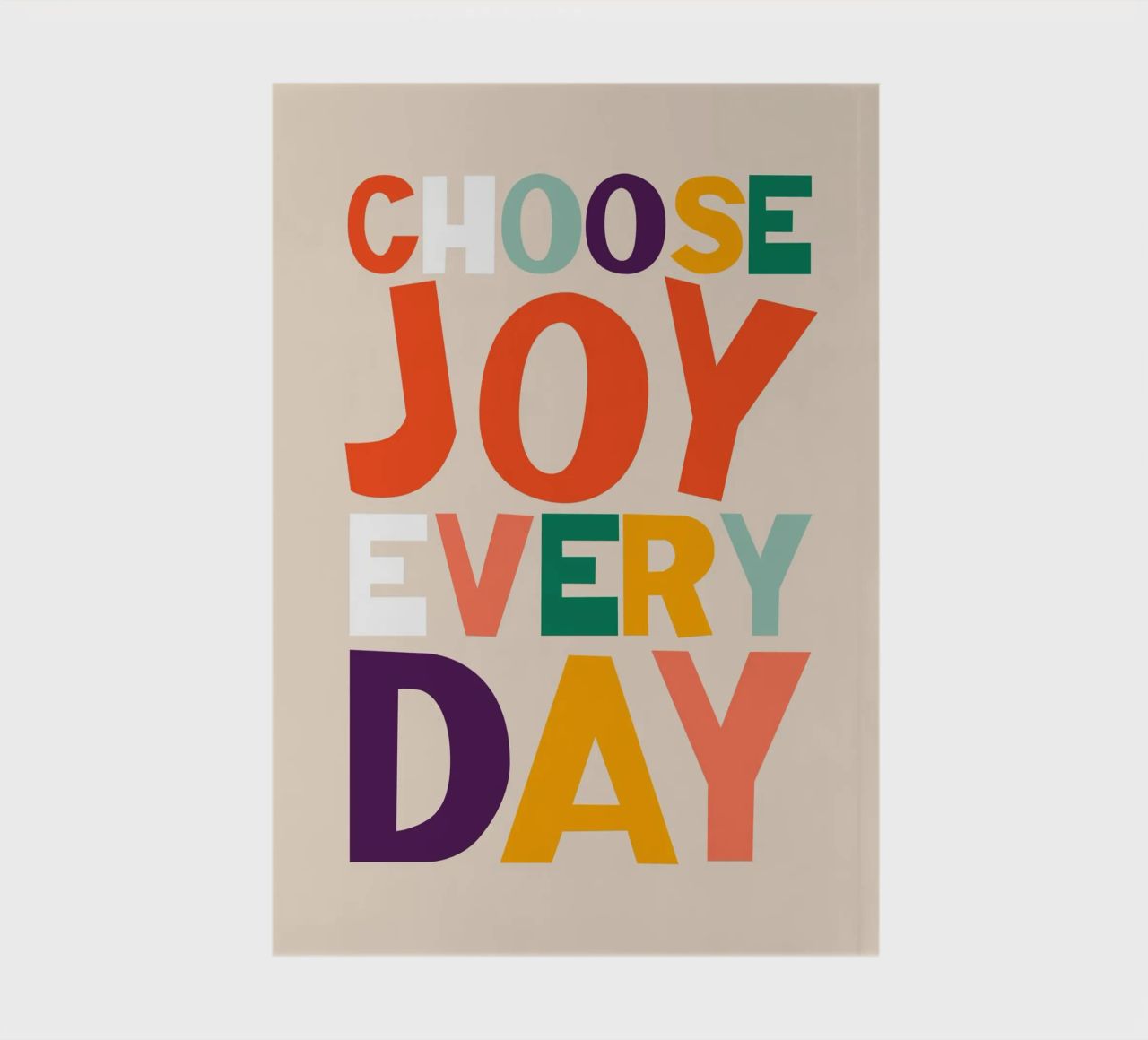 Choose Joy Every Day carnet de notes de susanapaz