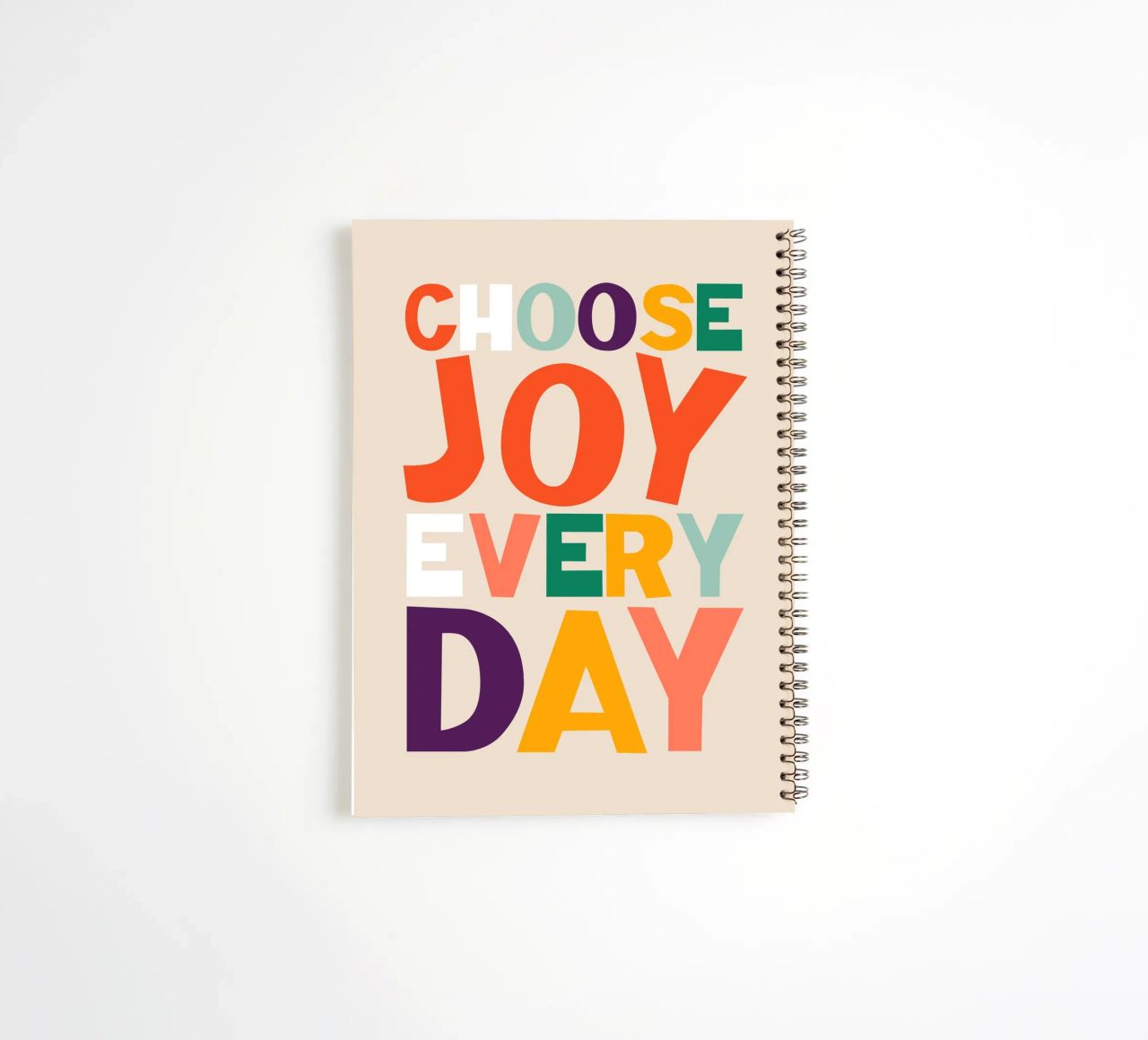 Choose Joy Every Day carnet à spirale de susanapaz