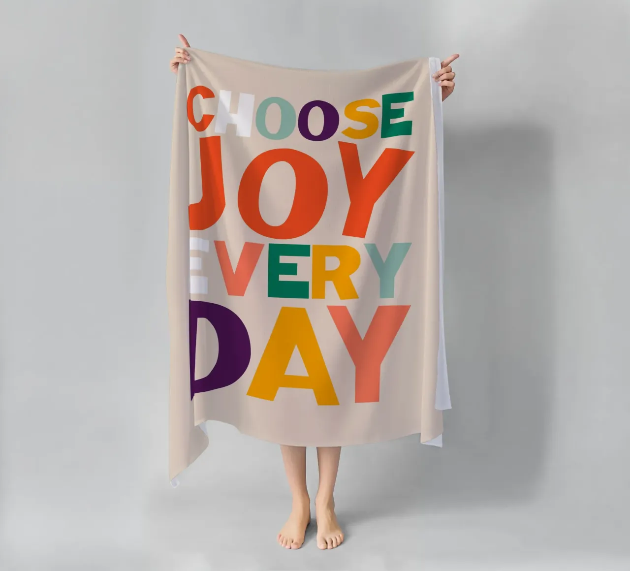 Choose Joy Every Day telo mare da susanapaz