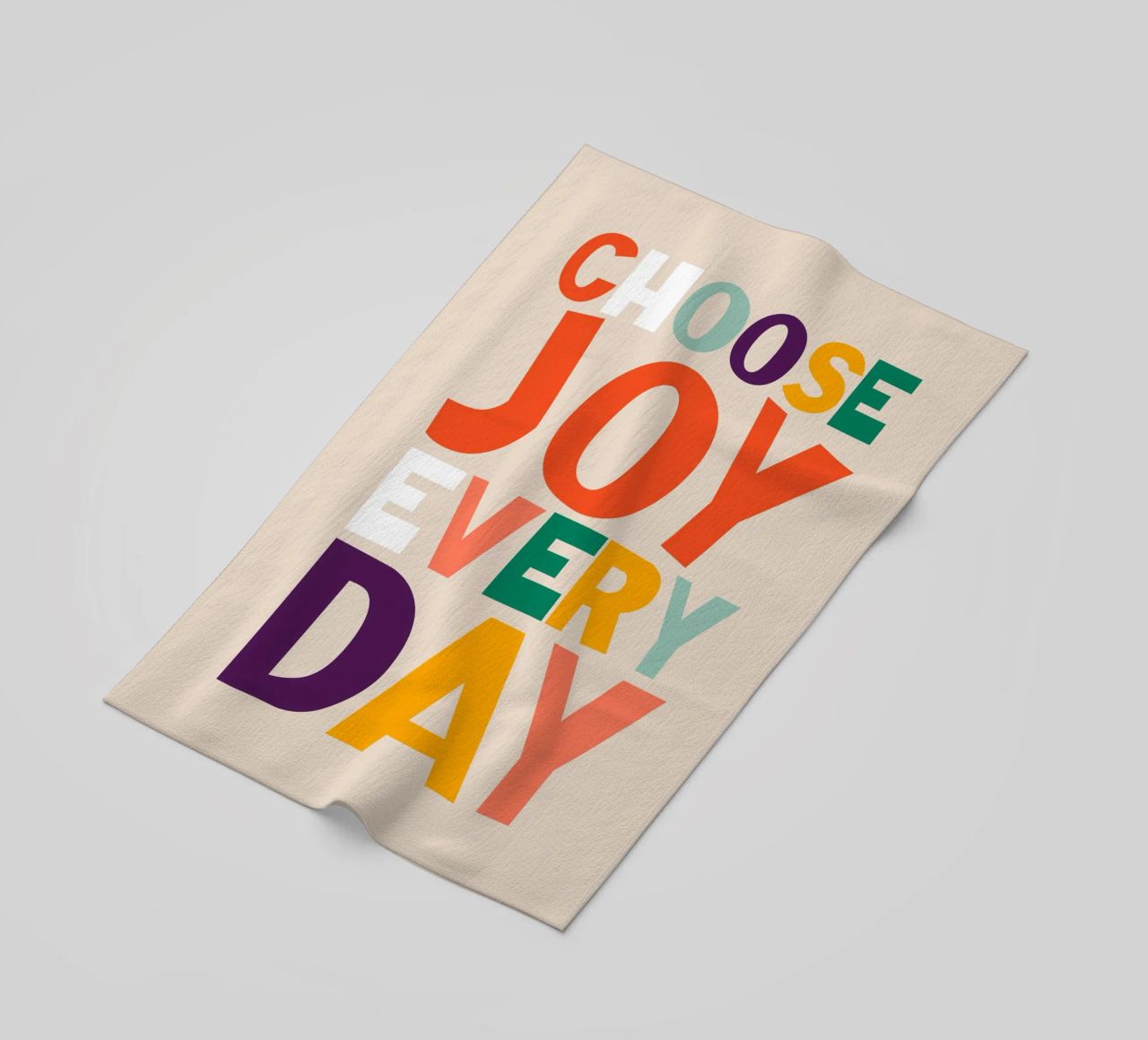 Choose Joy Every Day serviette de plage de susanapaz