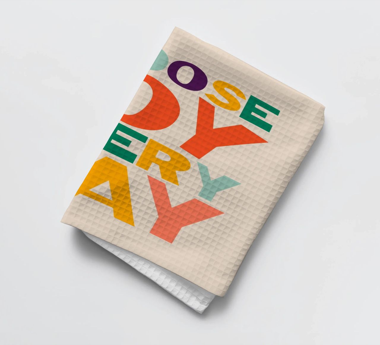 Choose Joy Every Day torchon de susanapaz