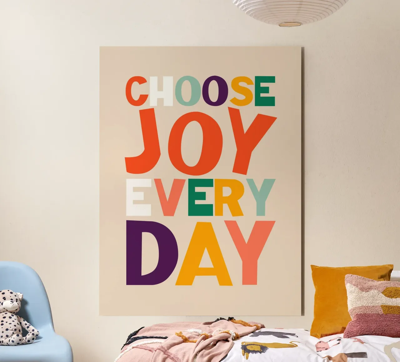 Choose Joy Every Day alluminio dibond da susanapaz