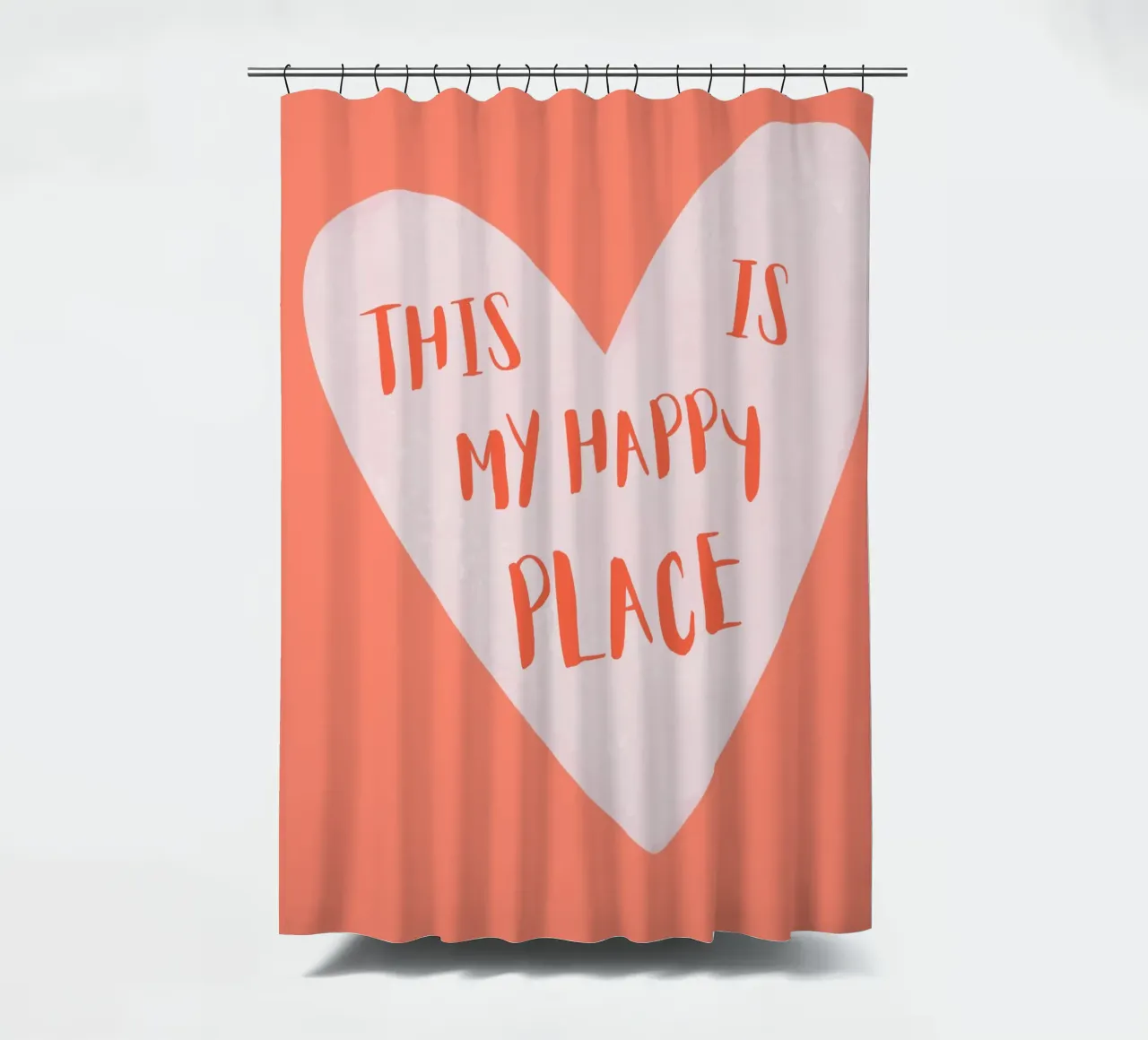This is my happy place Duschvorhang von designsbysophia