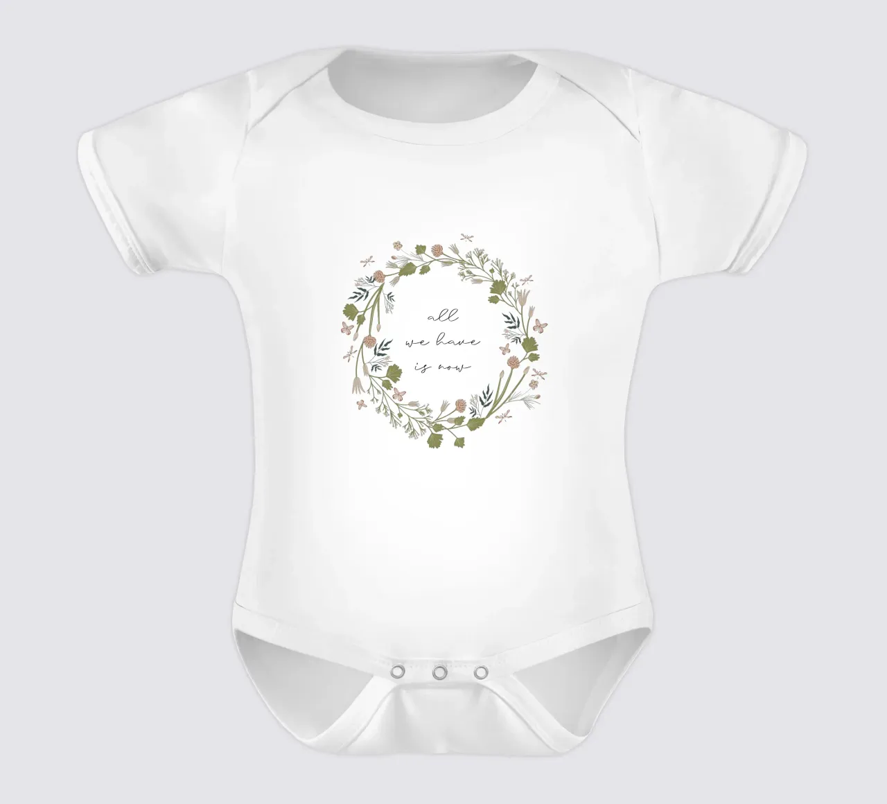All we have is now body neonato maniche corte da anisillustration