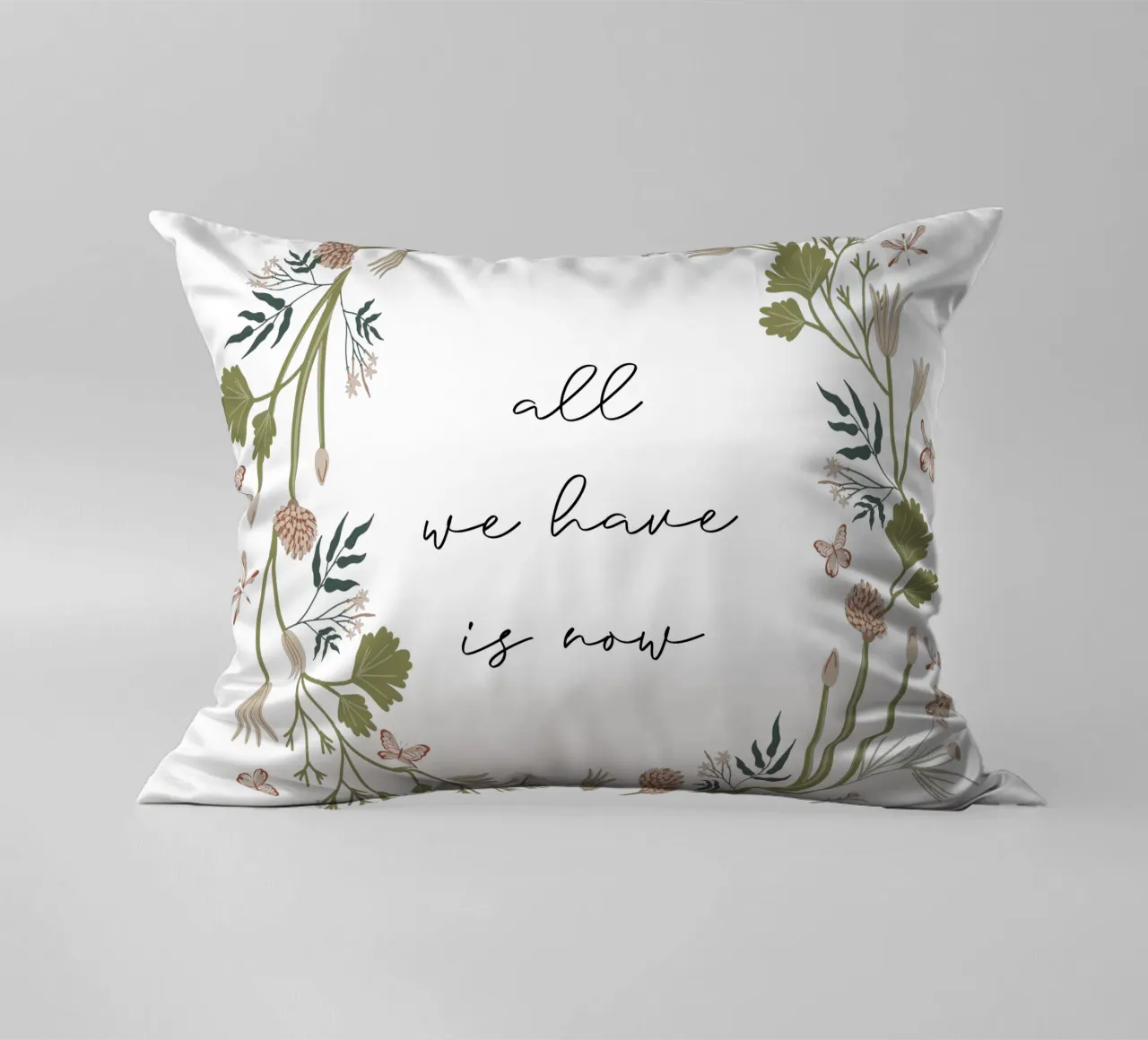 All we have is now cuscino da anisillustration