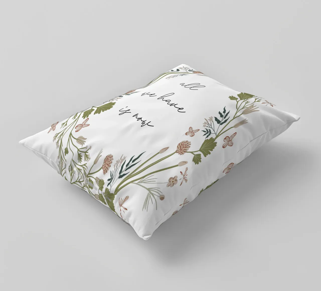 All we have is now cuscino da anisillustration