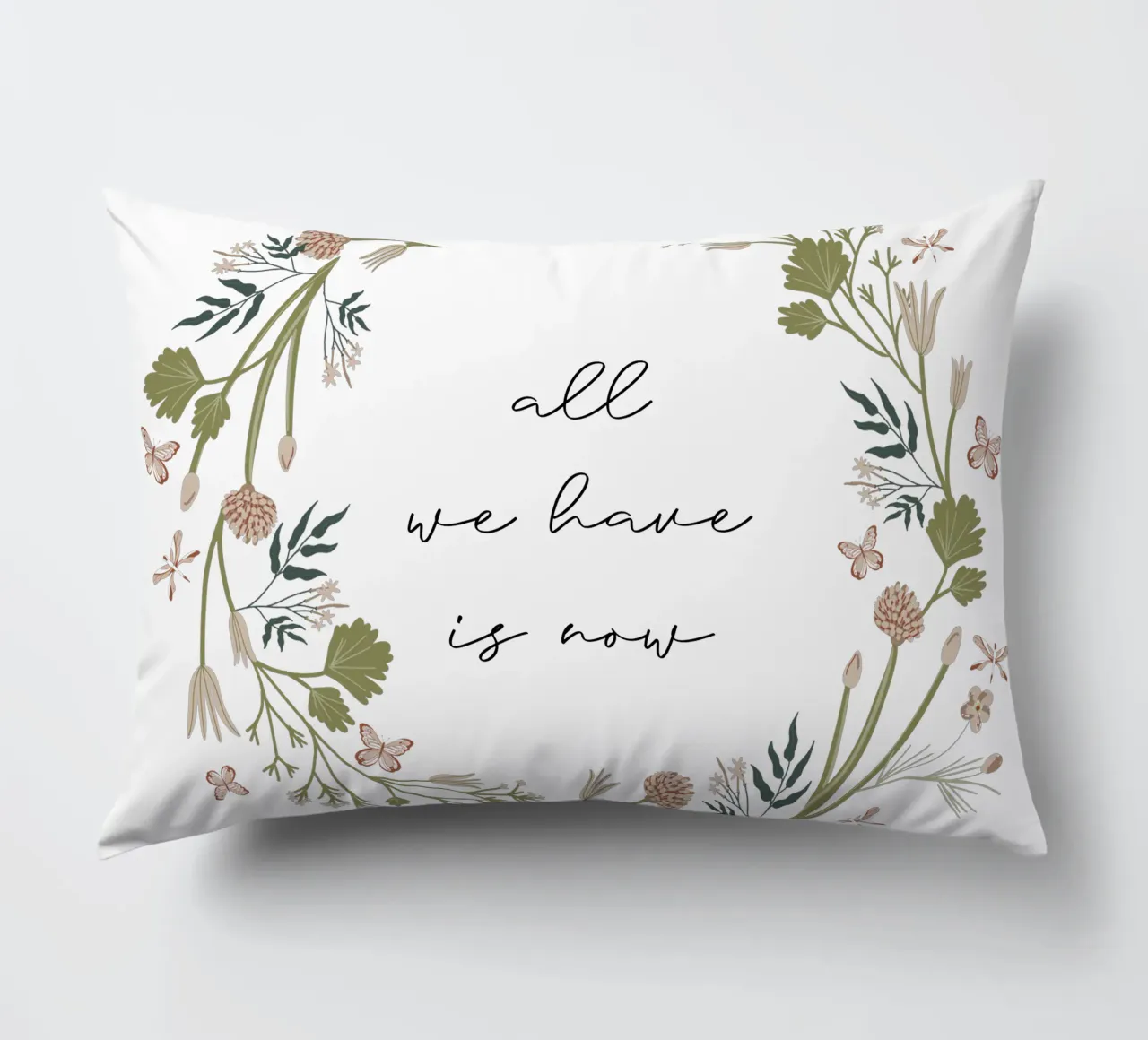 All we have is now cuscino da anisillustration