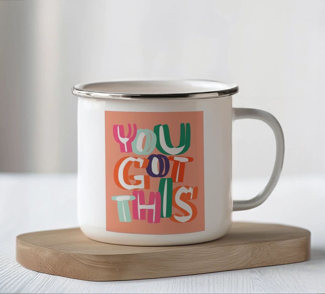 You Got This tazza in smalto da susanapaz