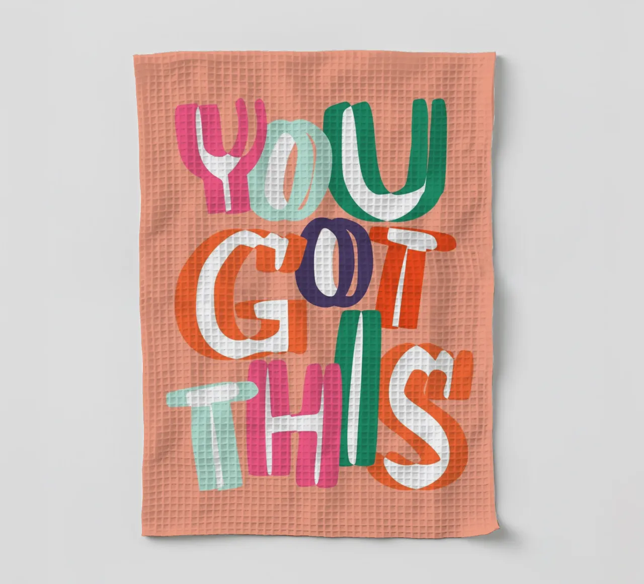 You Got This tea towel by susanapaz