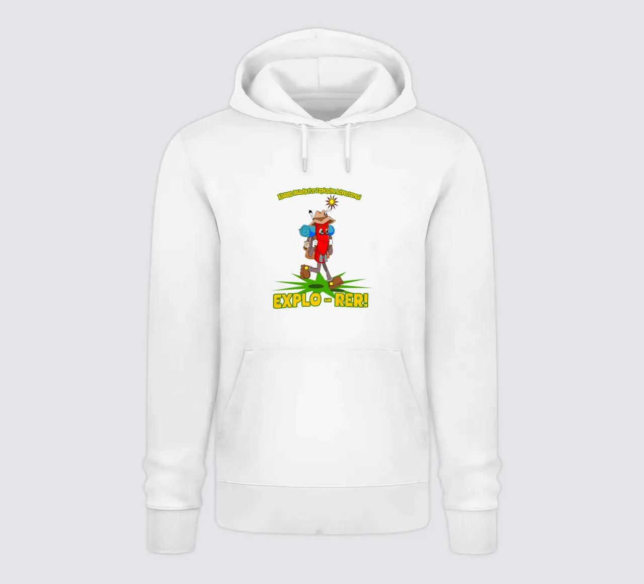Explo-rer Funny Adventures Escursionista ed escursionista felpa con cappuccio da sillyindustries