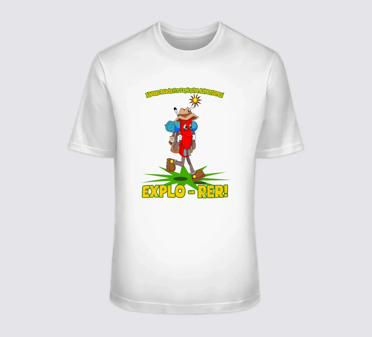 Explo-rer Funny Adventures Escursionista ed escursionista t-shirt da sillyindustries