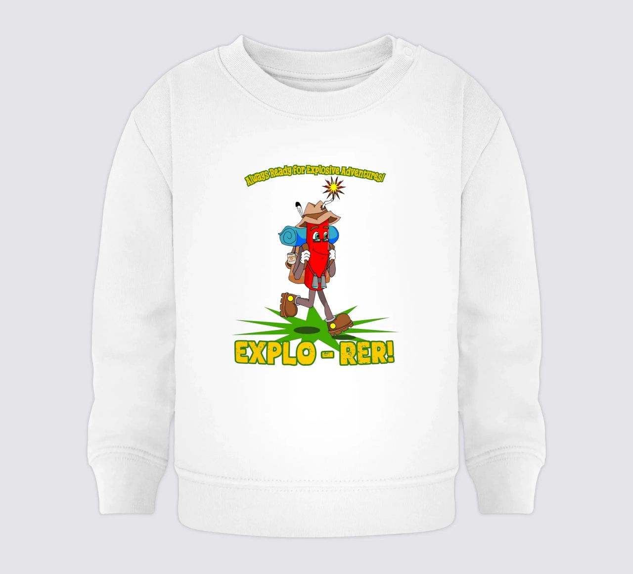 Explo-rer Funny Adventures Escursionista ed escursionista felpa neonato da sillyindustries