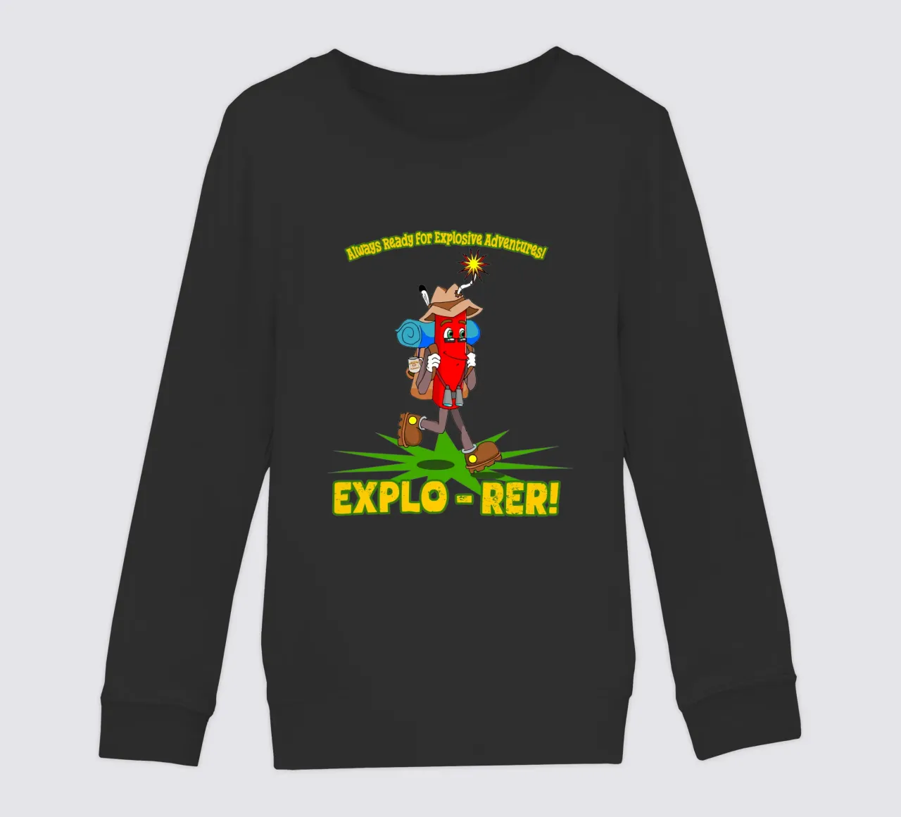 Explo-rer Funny Adventures Escursionista ed escursionista felpa bambino da sillyindustries