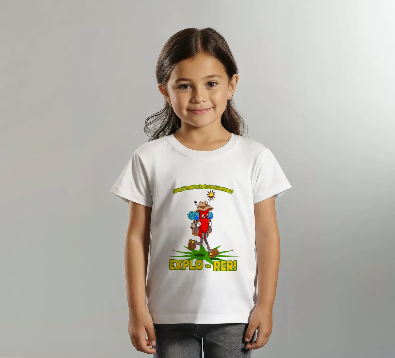 Explo-rer Funny Adventures Escursionista ed escursionista t-shirt bambini da sillyindustries