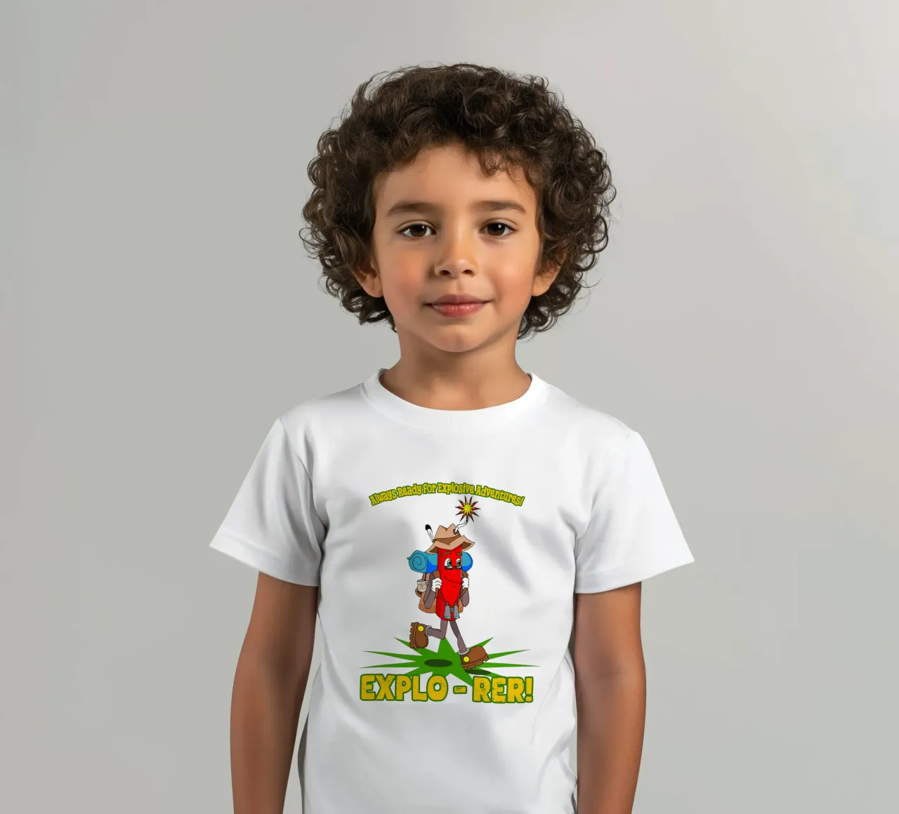 Explo-rer Funny Adventures Escursionista ed escursionista t-shirt bambini da sillyindustries