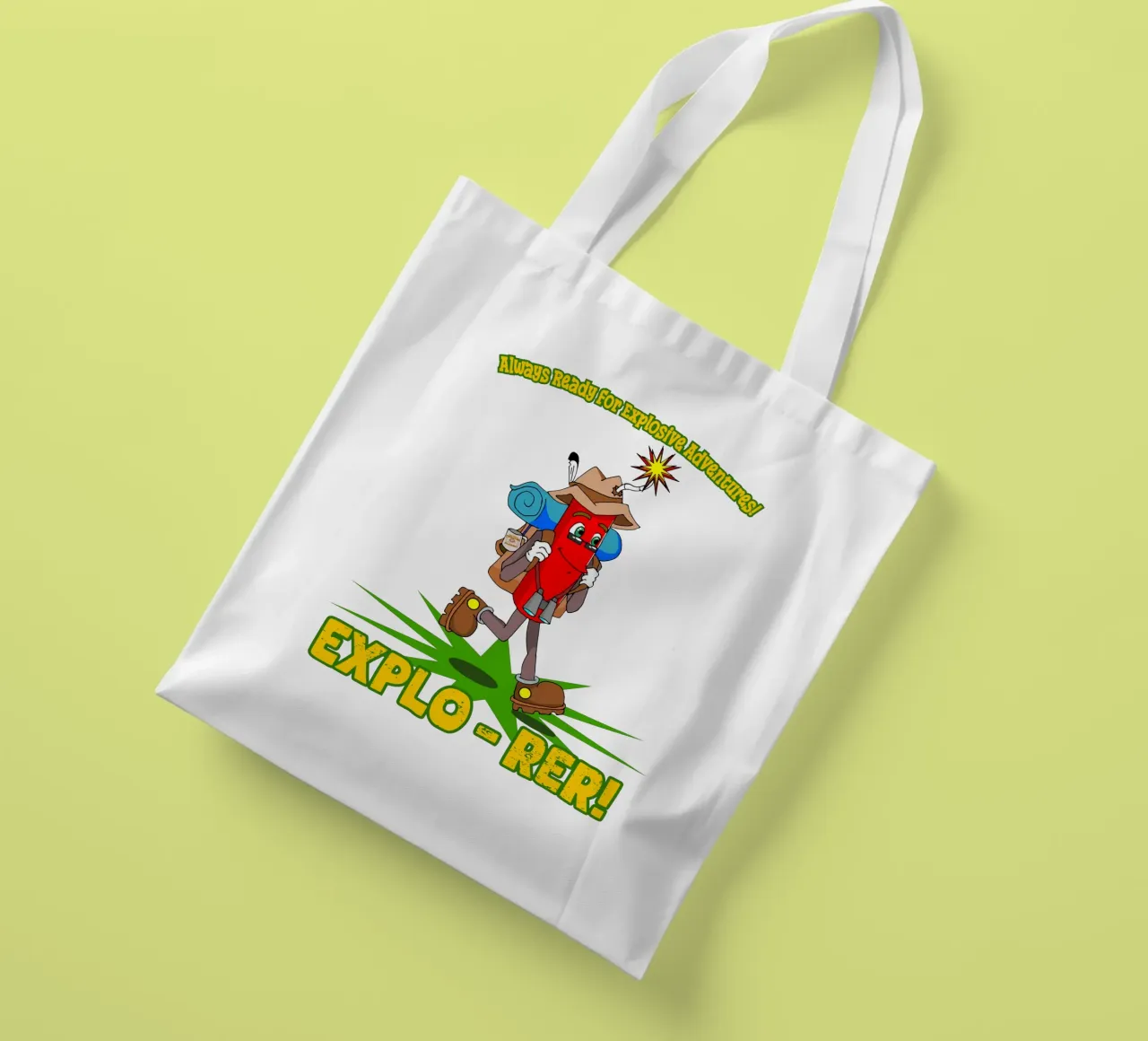 Explo-rer Funny Adventures Wanderer und Ausflügler Jutebeutel von sillyindustries