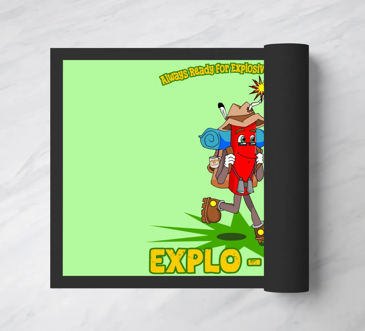 Explo-rer Funny Adventures Randonneur et Excursion paillasson de sillyindustries