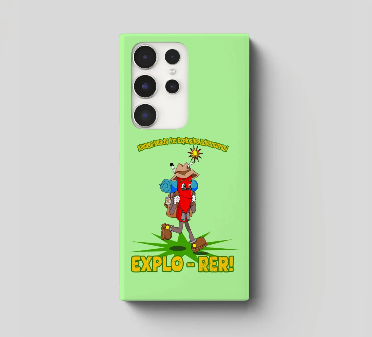 Explo-rer Funny Adventures Escursionista ed escursionista cover samsung da sillyindustries