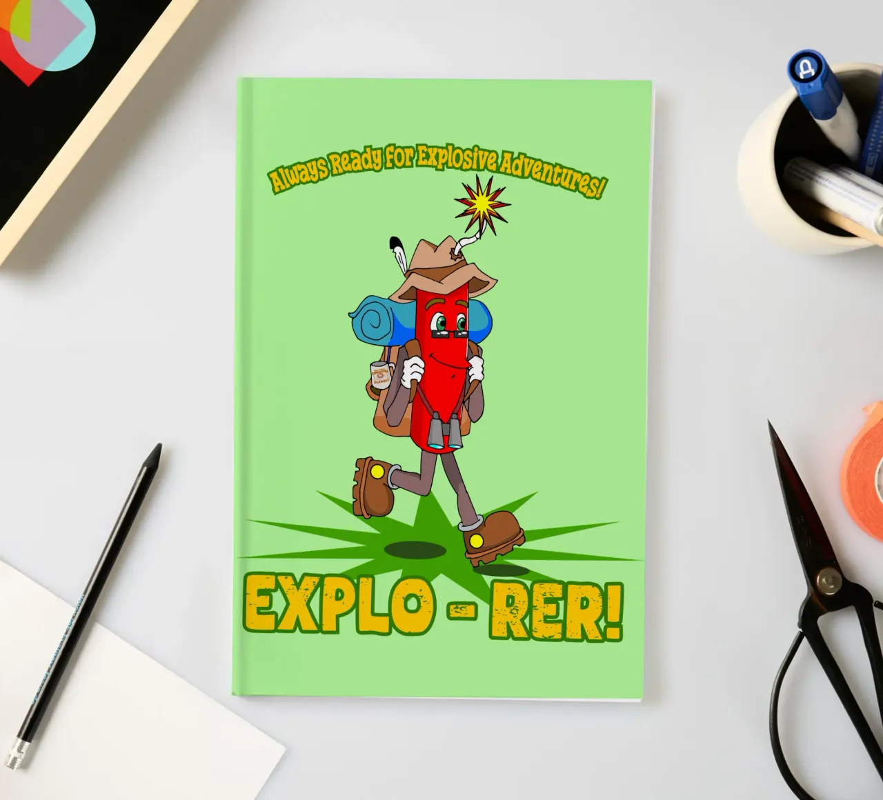 Explo-rer Funny Adventures Escursionista ed escursionista diario da sillyindustries