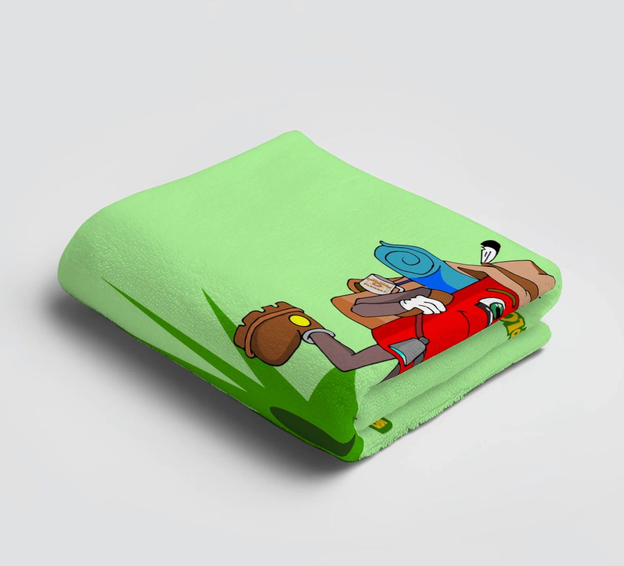 Explo-rer Funny Adventures Escursionista ed escursionista asciugamano da bagno da sillyindustries