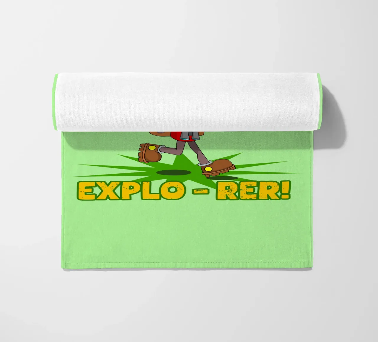 Explo-rer Funny Adventures Escursionista ed escursionista telo mare da sillyindustries