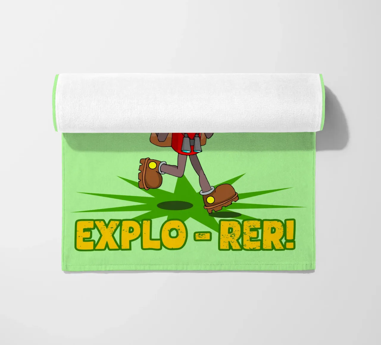 Explo-rer Funny Adventures Escursionista ed escursionista telo mare da sillyindustries