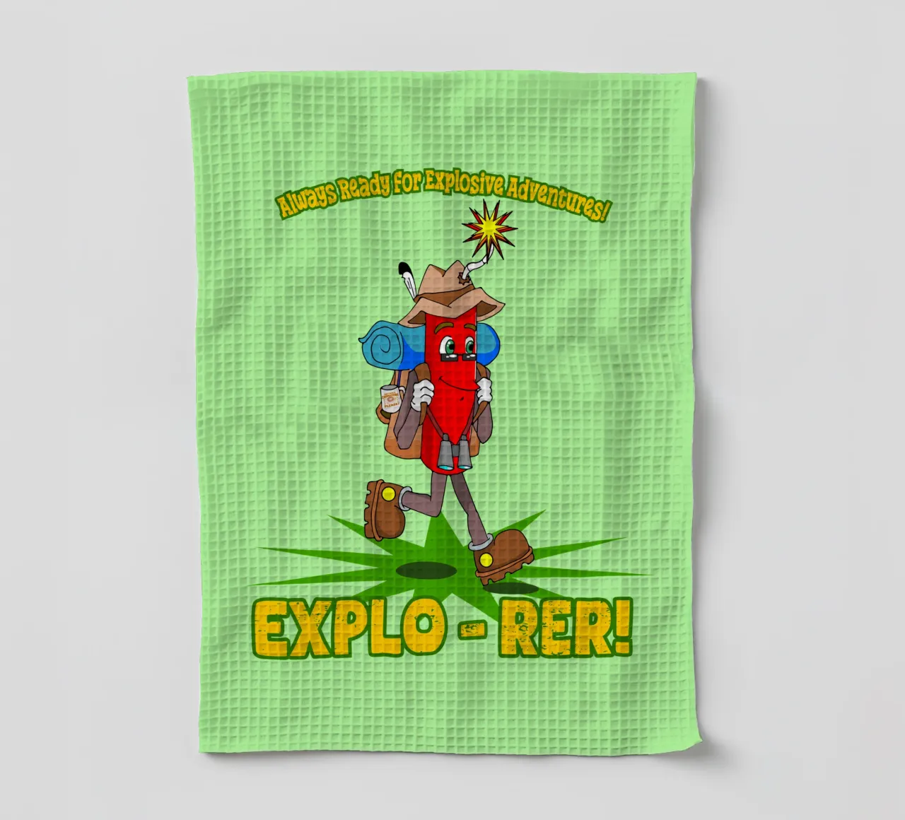 Explo-rer Funny Adventures Escursionista ed escursionista canovaccio da cucina da sillyindustries