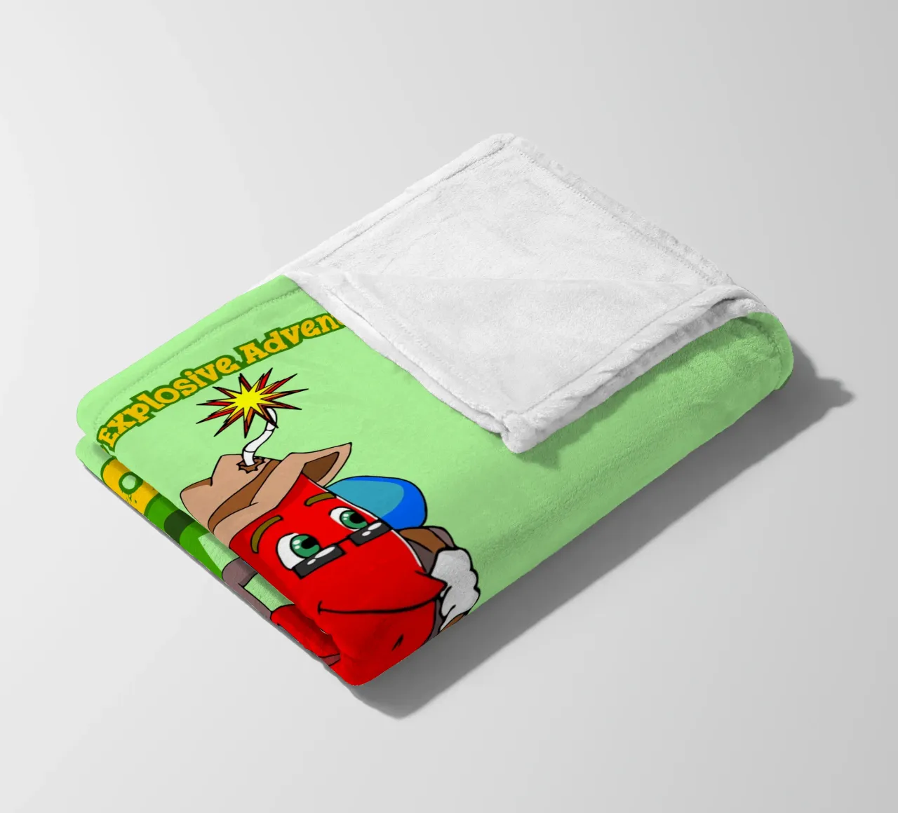 Explo-rer Funny Adventures Escursionista ed escursionista coperta in pile da sillyindustries