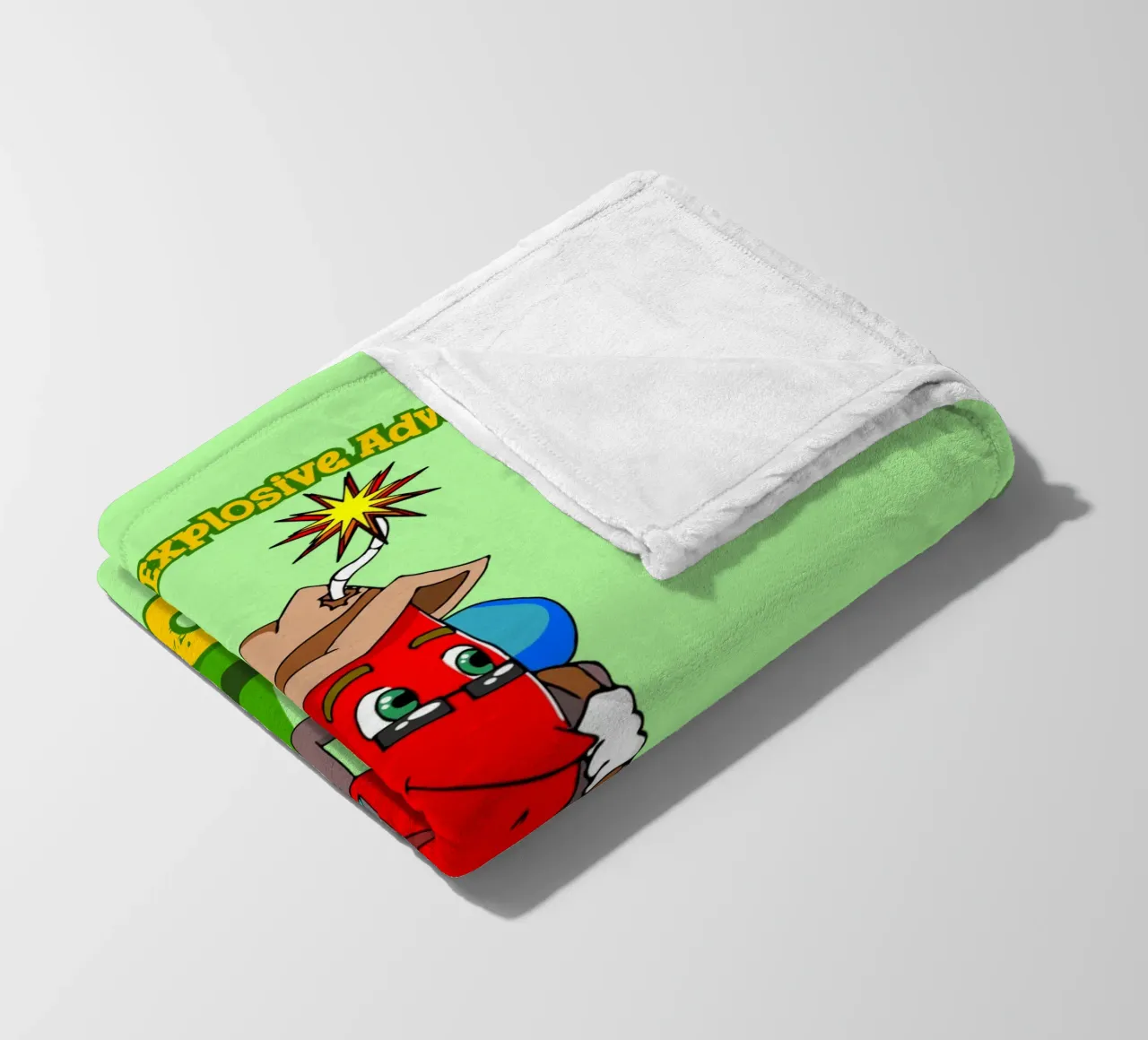 Explo-rer Funny Adventures Escursionista ed escursionista coperta in pile da sillyindustries