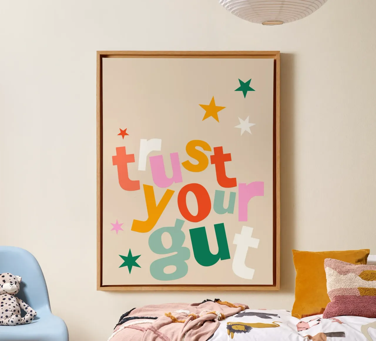 Trust Your Gut Leinwand von susanapaz