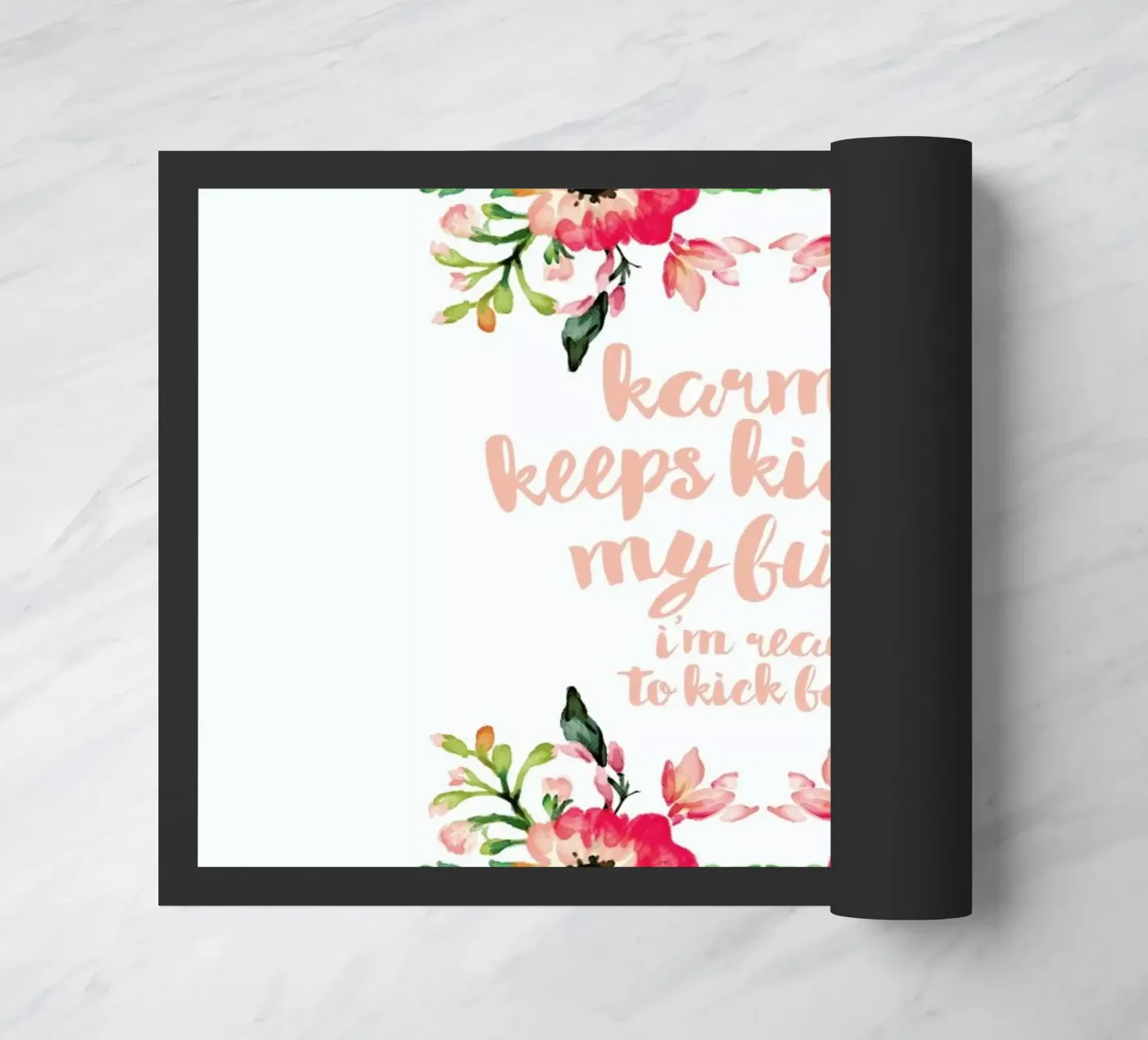 Karma deurmat van Maria Kritzas