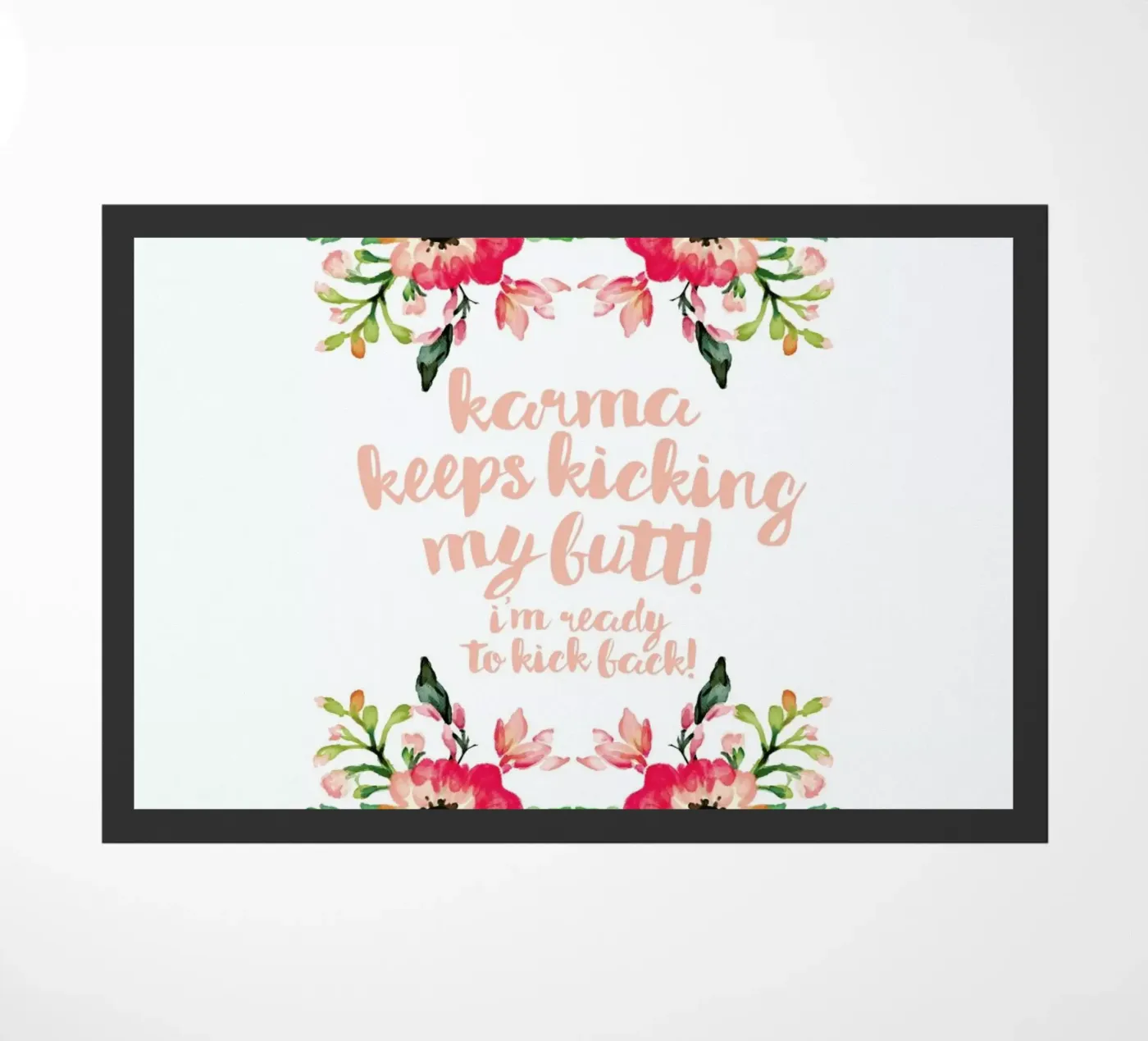 Karma deurmat van Maria Kritzas