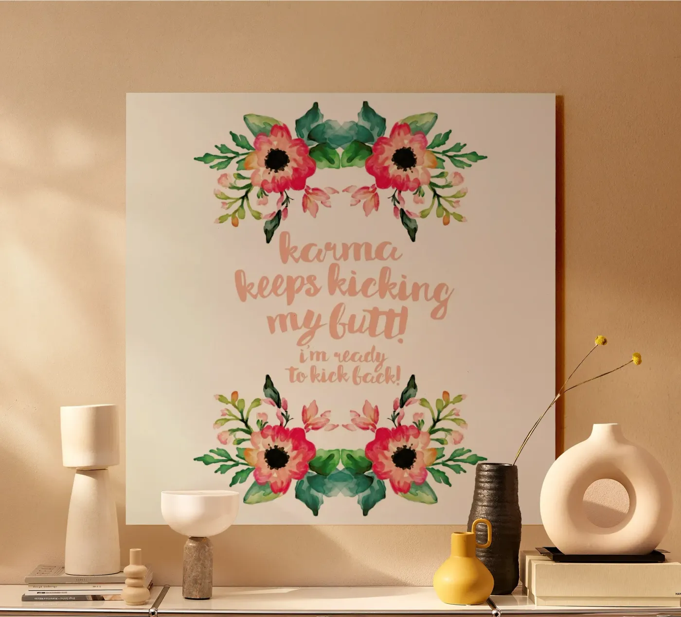 Karma acryl van Maria Kritzas