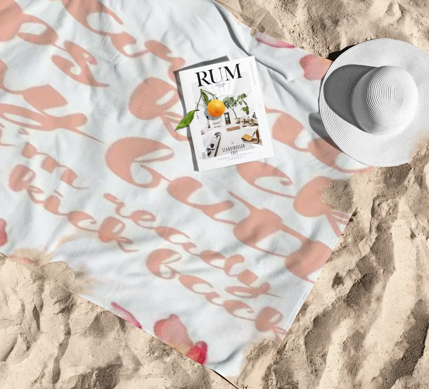 Karma Strandtuch von Maria Kritzas