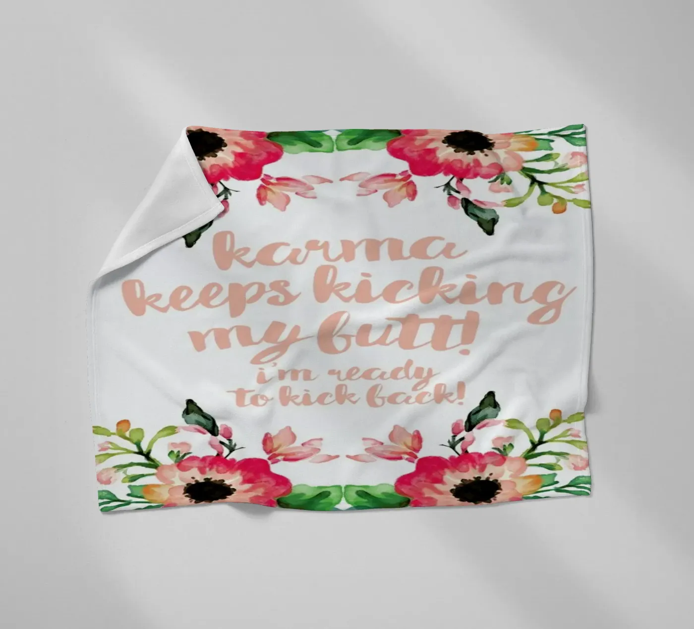 Karma Fleecedecke von Maria Kritzas