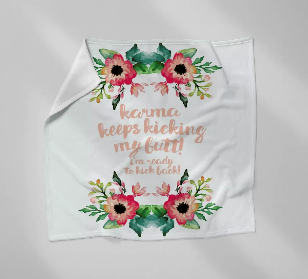 Karma Fleecedecke von Maria Kritzas