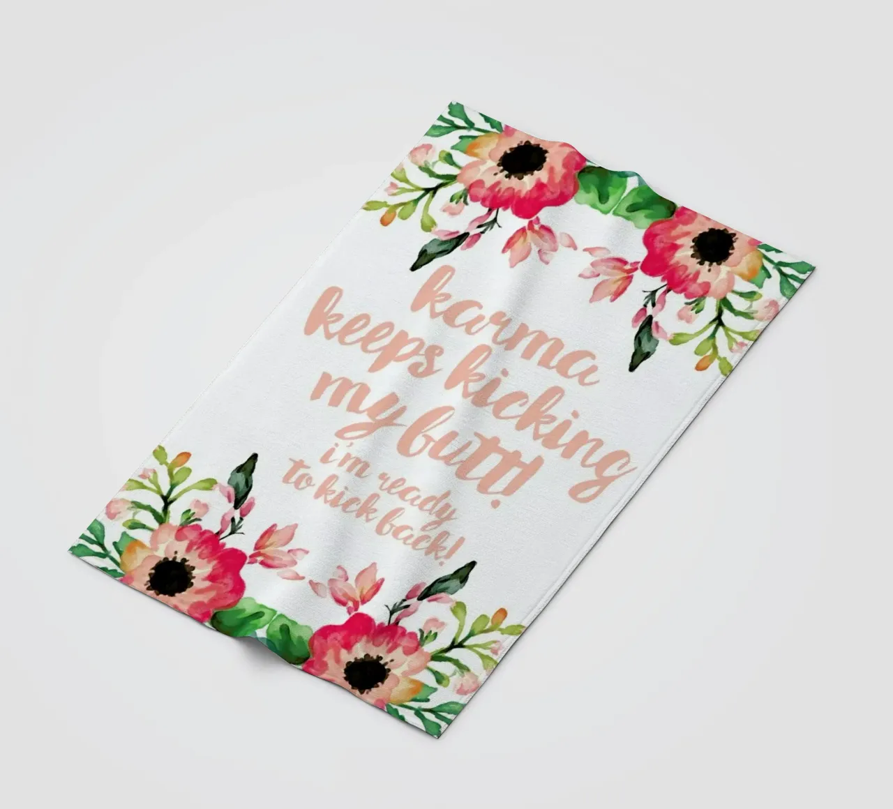 Karma Fleecedecke von Maria Kritzas