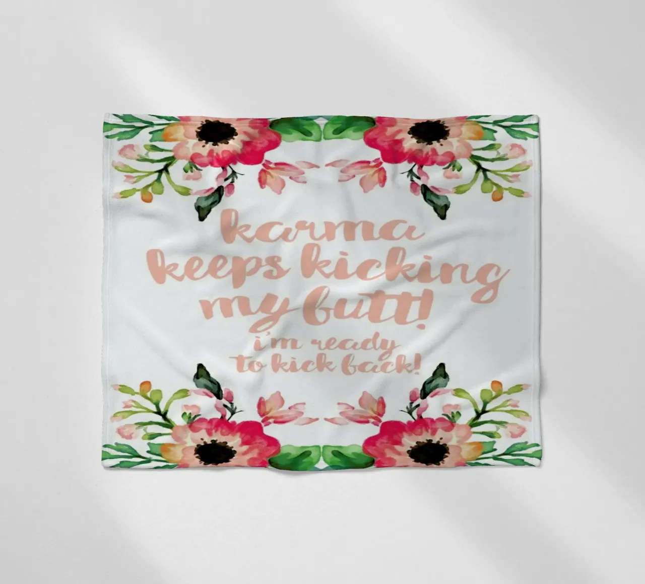 Karma Fleecedecke von Maria Kritzas