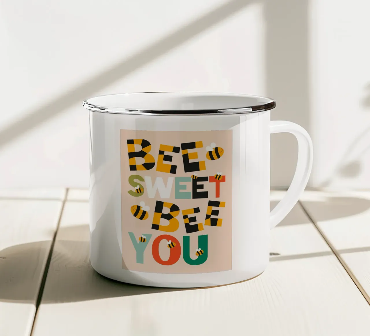 Be Sweet Be You tazza in smalto da susanapaz