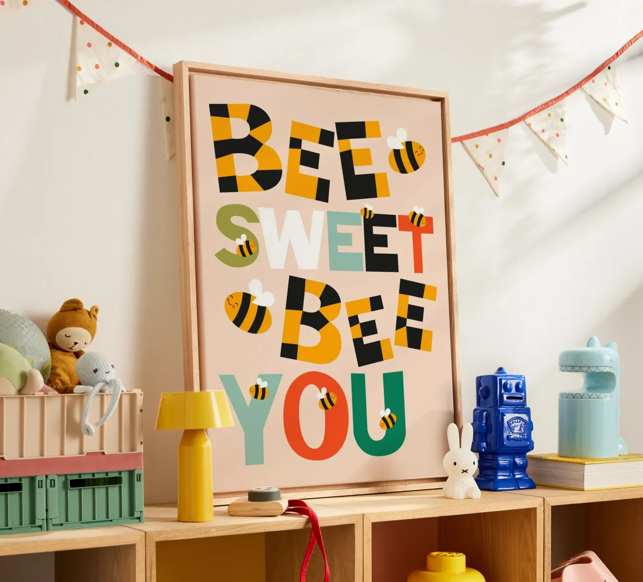 Be Sweet Be You tela con Cornice a cassetta da susanapaz