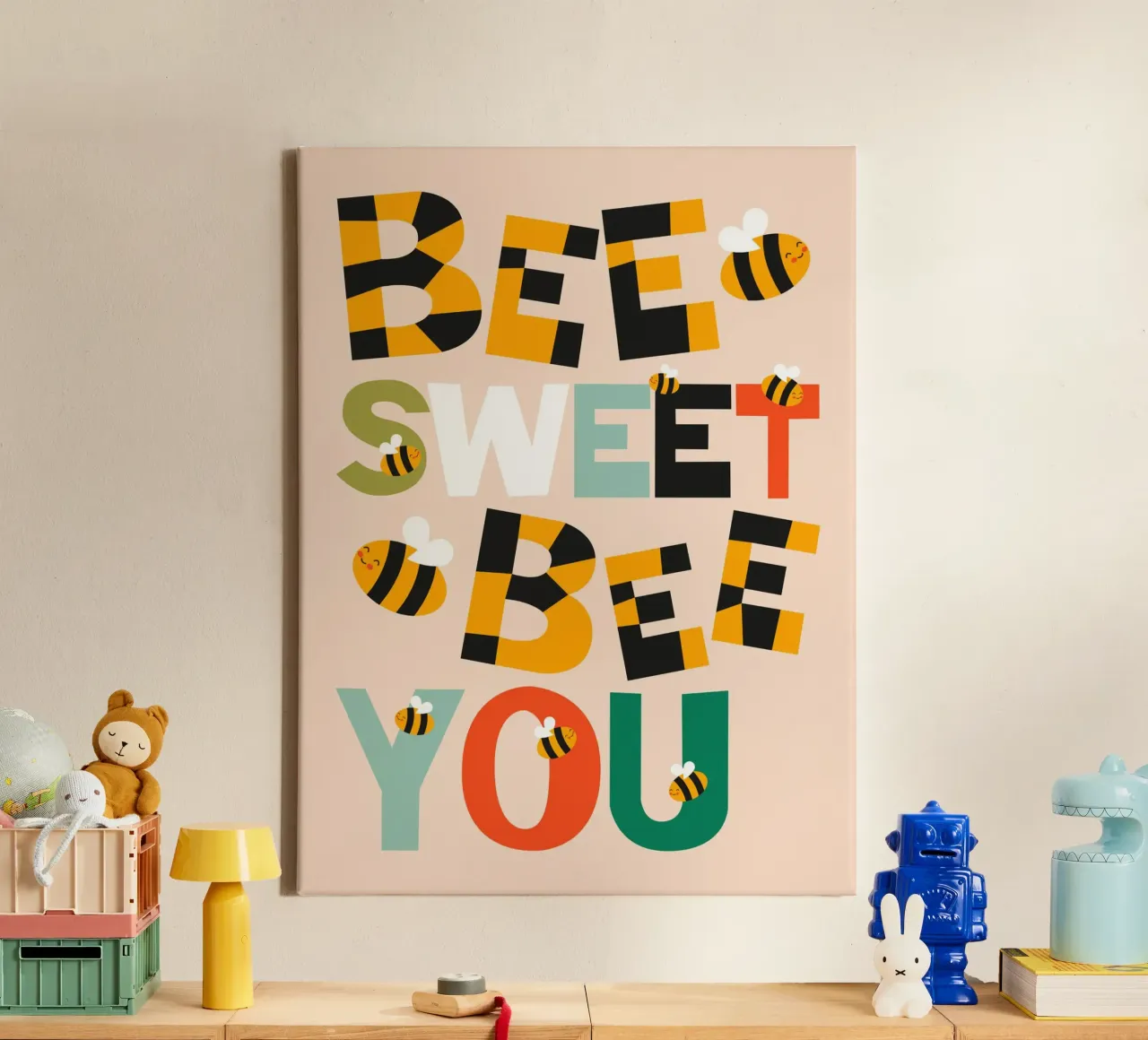 Be Sweet Be You tela con Cornice a cassetta da susanapaz