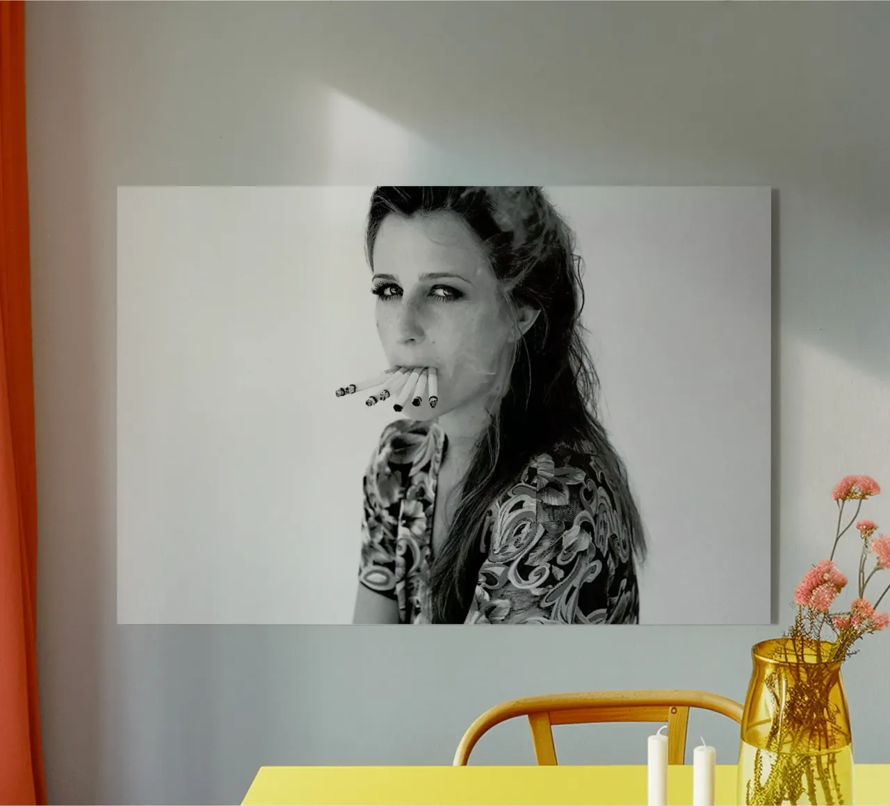 Smoke acrylic glass by Aysha Banos