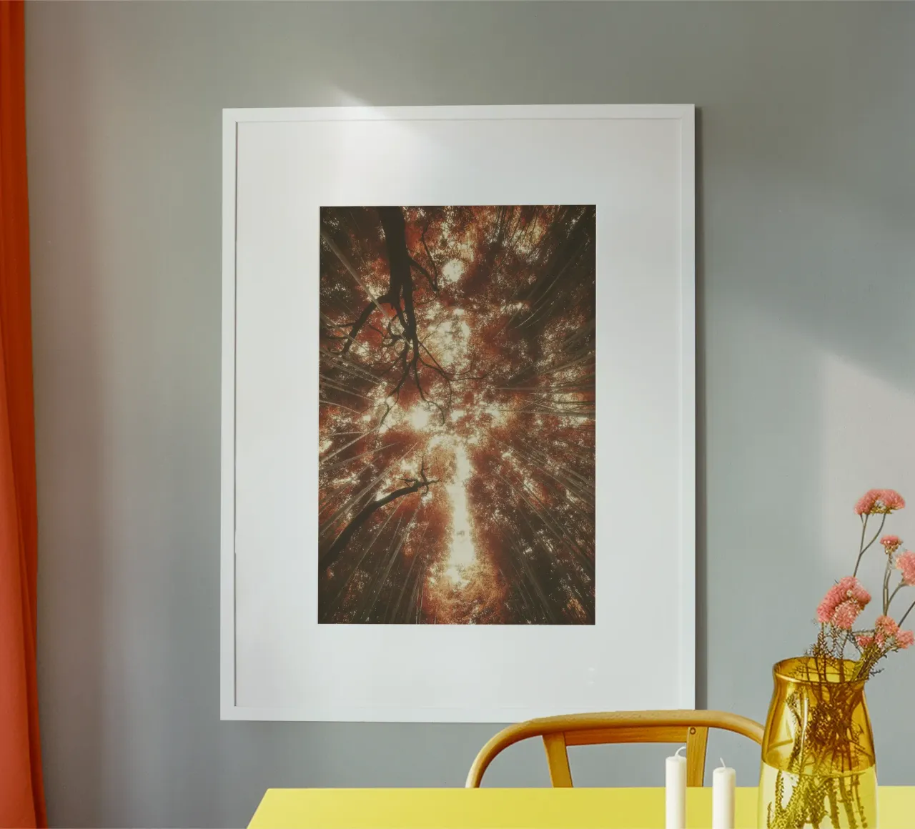 Bambus Wald a Kyoto poster con telaio in plastica da thetraveller