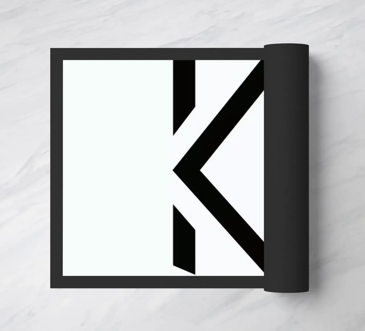 Alpha - K Fußmatte von Emerybloom