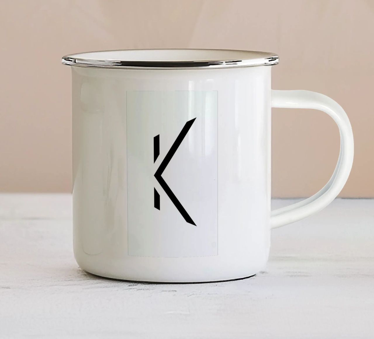 Alpha - K tazza in smalto da Emerybloom