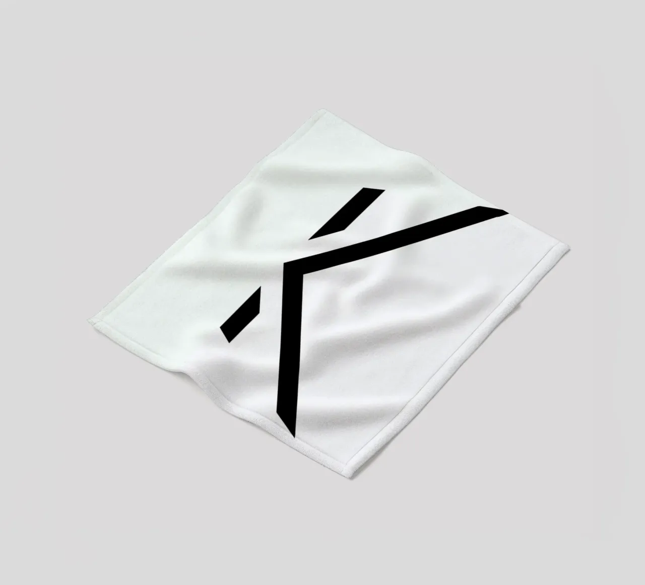 Alpha - K fleece blanket by Emerybloom